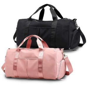 Sports Gym Bag Lightweight Travel Duffel Handbag with Dry Wet Pocket & Shoes Compartment/182