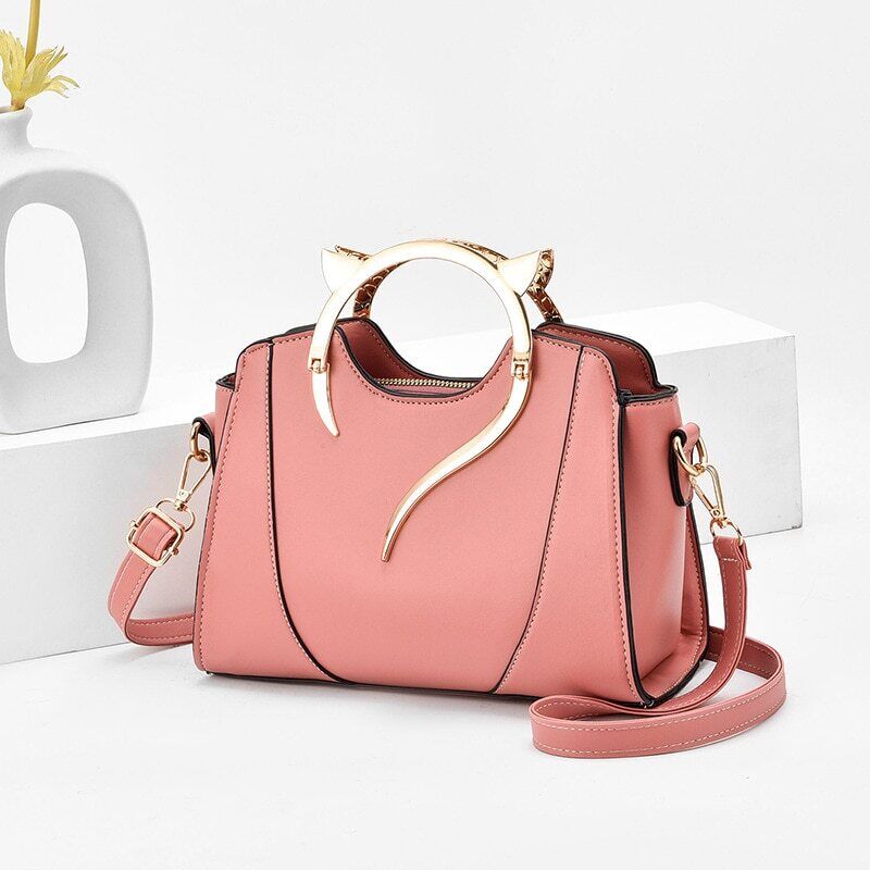 Women Fashion Cute PU Leather Top Handle Satchel Handbag / 311 – Shera ...