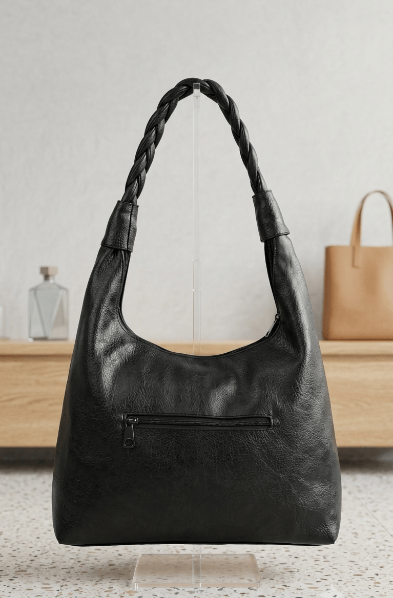 Braided Multi-Compartment Shoulder Bag/401 - Image 3