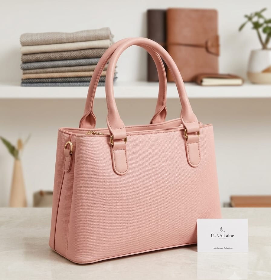 3-compartments pink bag/ 388 - Image 3