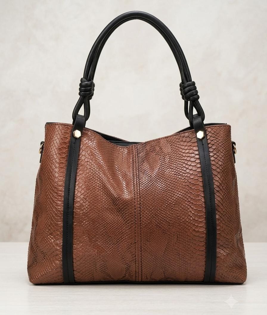 2-compartment Leather Bag/396