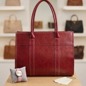 Classic Leather Work Tote Bag/394